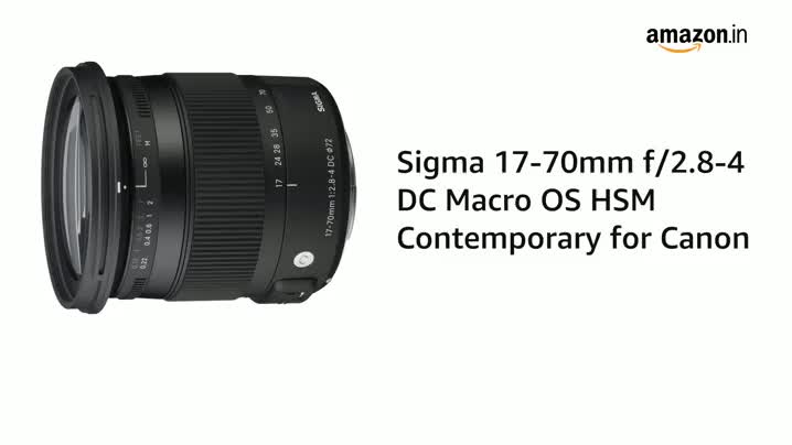 Sigma 17-70mm f/2.8-4 DC Macro OS HSM Contemporary for Canon 