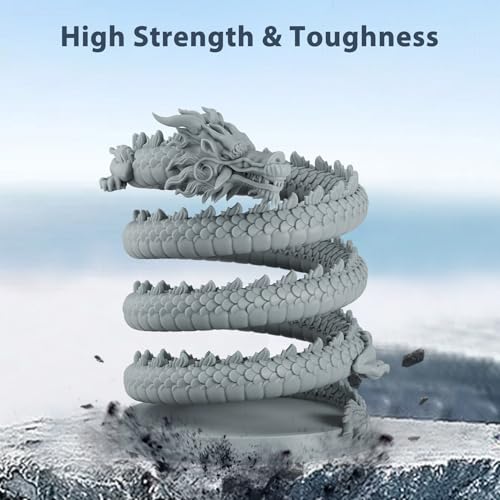 Image of 3D Printer Resin, 16K Upgraded Standard Photopolymer Resin, 405nm Fast UV-Curing Low Odor High Precision 3D Printing Resin for LCD /DLP /MSLA 3D Printer, 16K Grey 1000g