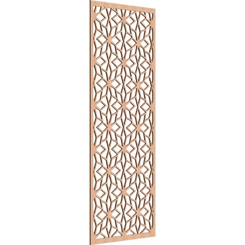 Image of Lake Decorative Pierced Fretwork Wood Wall Panels, 29 3 /8 inchW x 74 3 /8 inchH x 3 /8 inchT, Alder