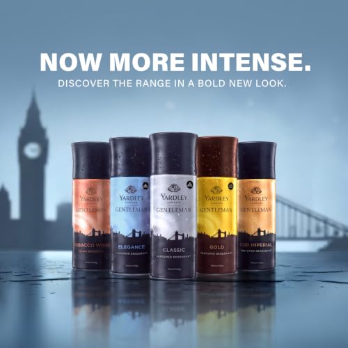 Yardley London Gentleman Classic Deodorant Body Spray For Men, 150ml - Image 8