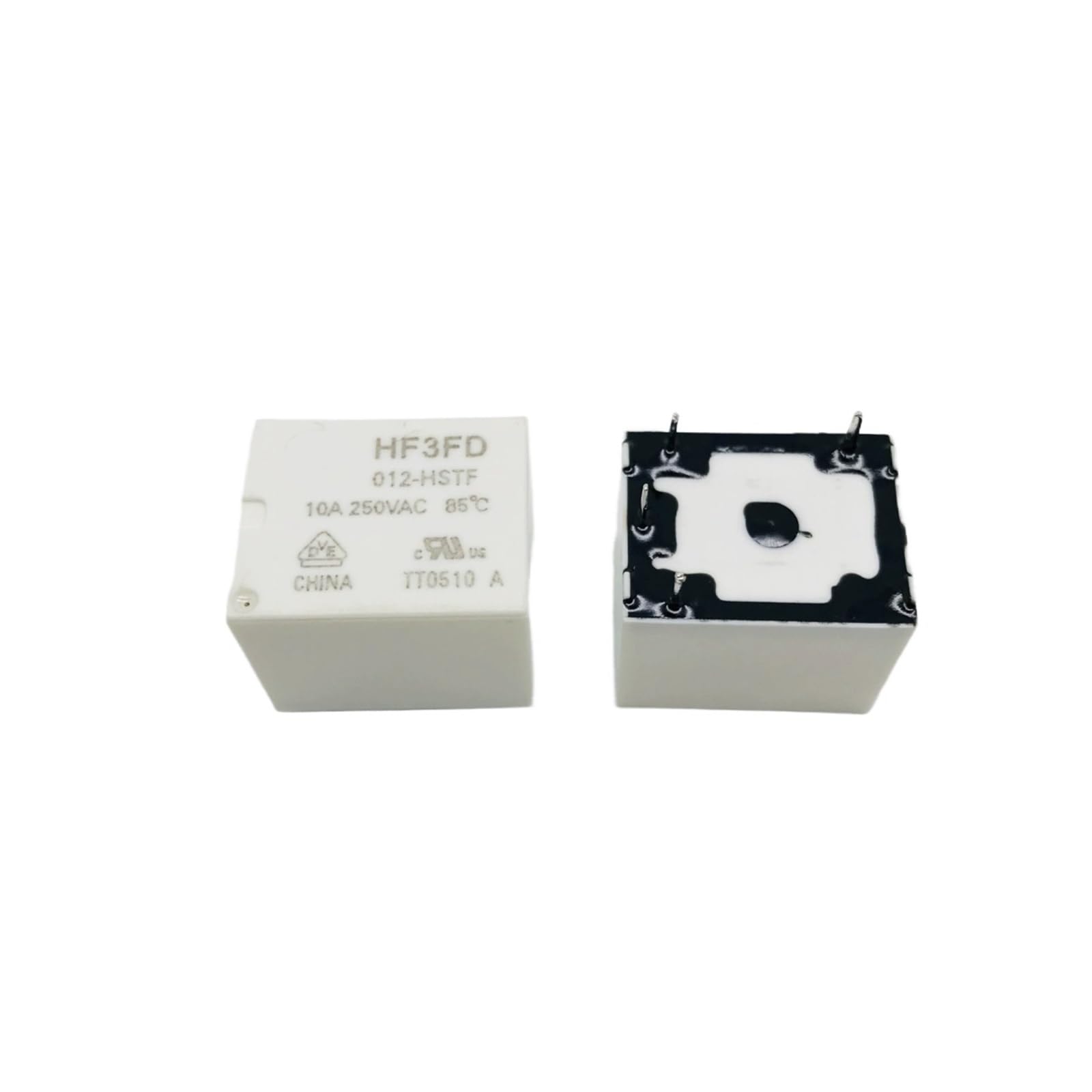 Relé HF3FD 24VDC 10A250VAC micro interruptor de 4 pines normalmente abierto para PCB