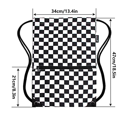 Image of HOLYLUCK Drawstring Backpack Bag Sport Gym Sackpack