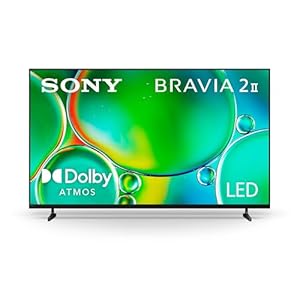 Sony BRAVIA 2 II 55 Inch 4K Ultra HD LED Smart TV with Google TV and Exclusive Features for PlayStation®5 (K-55S20M2), 2025 Model