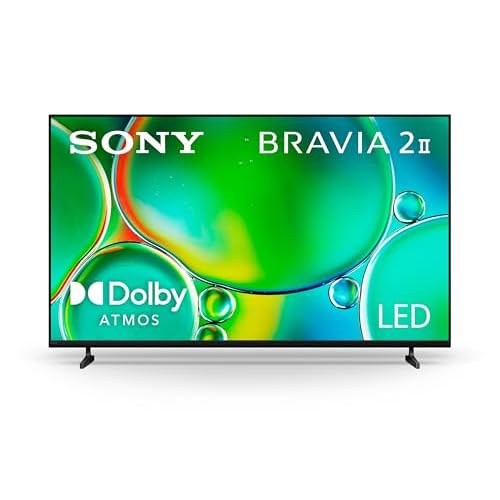 Sony BRAVIA 2 II 55 Inch 4K Ultra HD LED Smart TV with Google TV and Exclusive Features for PlayStation®5 (K-55S20M2), 2025 Model