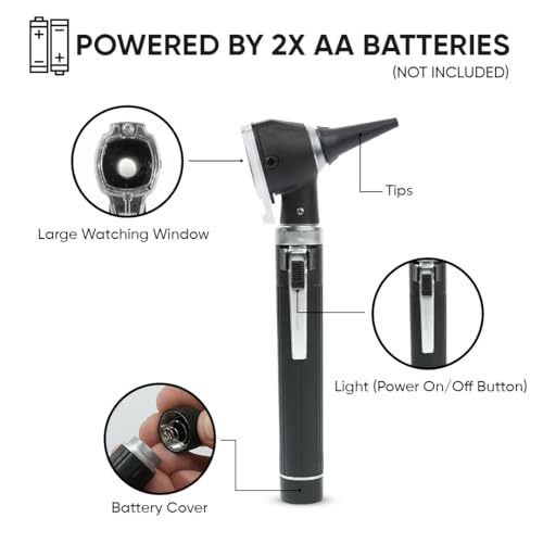 image for MeddSight Otoscope - Ear Scope Otoscope with Light- Portable Ear Infec