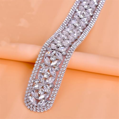 Women's Wide Rhinestone Dress Belt, Handmade Ribbon Bridesmaid Dress Belts3