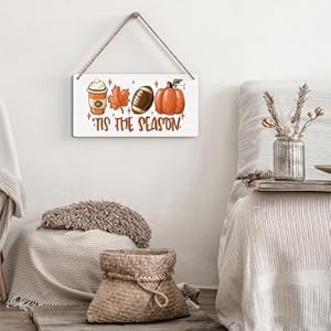 Fall Decorations for Home Office Front Door Decor Signs, Fall Sign, Fall Decor, Tis the Season Sign, Autumn Wall Hanging Decor 12 X 6 Inch Fall Decorations for Home Office Front Door Decor Signs Fall Sign Fall Decor Tis the Season Sign Autumn Wall Hanging Decor 12 X 6 Inch