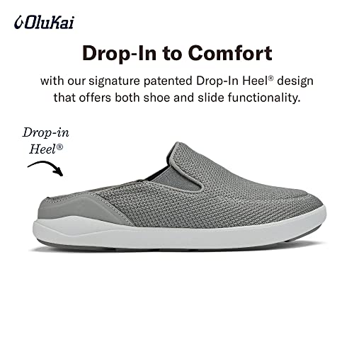 OLUKAI Nohea Pae Men's Slip On Sneakers, Lightweight Barefoot Feel & Breathable All-Weather Shoes, Drop-in Heel & Comfort Fit4
