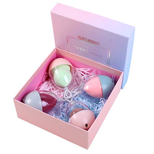 Makeup Sponge Set 4 Pack Makeup Blenders Foundation Blending Sponges 3 Shapes Beauty Make Up Blender Cosmetic Tools for Powders, BB Cream, Liquid and Sunscreen (Pink)