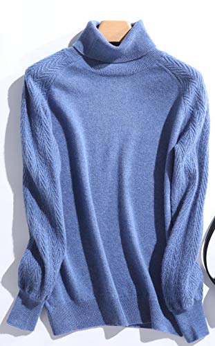 MeetMetro Maglione da Donna 100% Lana Merino