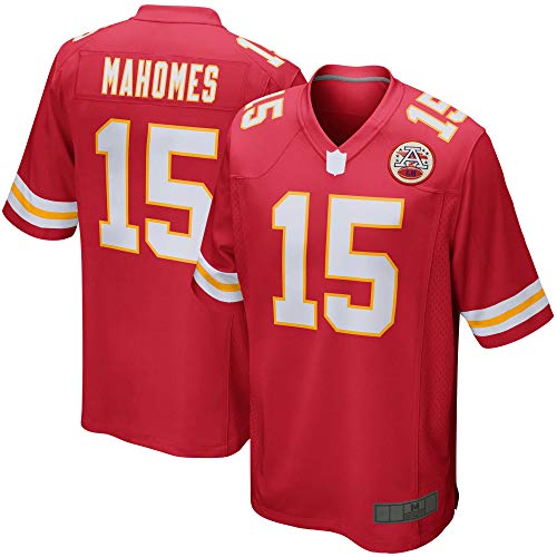 TGFH Rojo - Patrick Mahomes #15 Camisetas de Fútbol Americano Al Aire...