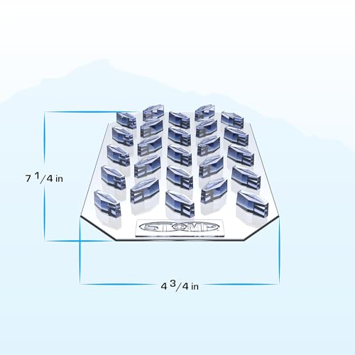 Tapis de snowboard STOMPGRIP de qualité supérieure en plaque diamant 3D robuste et transparent