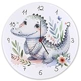 Aufgepasst, jetzt wird's krokotastisch! Unsere niedliche Süße Krokodil Wanduhr ist der Star an jeder Wand. Statt Tick-Tack gibt's ein Lächeln zurück - kinderfreundlich und ohne echtes Krokodil-Gebiss. Ein Stückchen Dschungel fürs Kinderzimmer, das zeigt: Zeit ist relativ, aber immer zuckersüß!