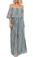 Grey Blue-off Shoulder