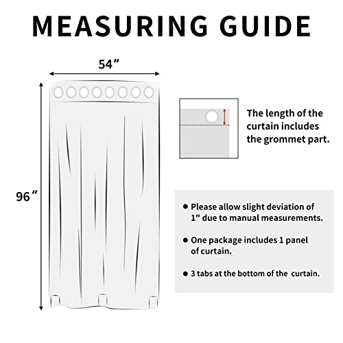 Easy-Going Linen Look Outdoor Curtains Waterproof Windproof Porch Curtains, Soft Thicken Outdoor Privacy Curtains For Patio, Gazebo, Grommet Top And Tab Bottom Drape, 1 Panel, 54X96 Inch, Navy #TOP6