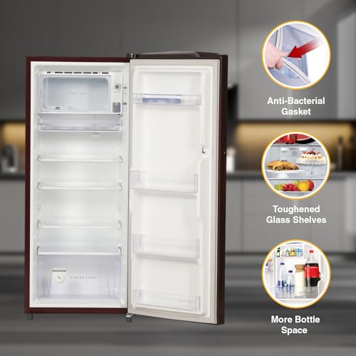 Image of Whirlpool 207 L 3 Star Icemagic Pro Inverter Direct-Cool Single Door Refrigerator (230 IMPRO PRM 3S WINE PEONY-Z)