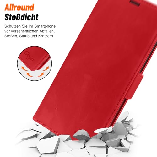 Protection iPhone 17 Pro Max en cuir synthétique rouge de haute qualité