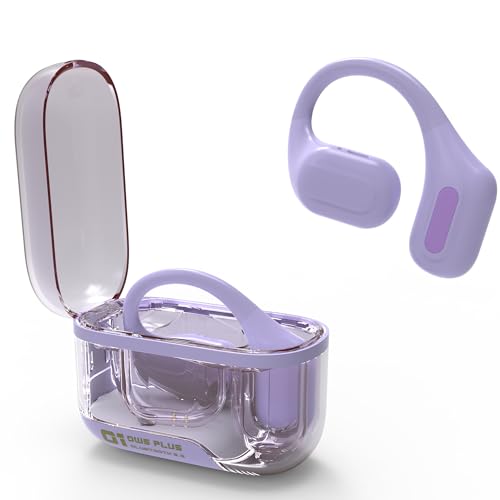 Open Ear Headphones, Bluetooth 5.3 Earbuds Wireless Headphones 25 Hours Playtime with Mic and Various Colorful Lights Touch Control Bluetooth Earphones IPX5 Waterproof Headphones for Sport Workouts