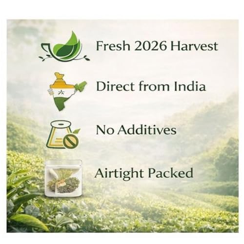 Image of Siyacha Tea Darjeeling First Flush 2026 Turzum Garden Finest Sftgfop1 Spl Blend Handpicked Spring Harvest Loose Leaf Chai Patti 100G, Size 1Kg