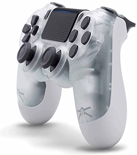 PS4 Game Controller, Playstation 4 Wireless Controller with Dual vibratory Joystick (Transparent White)