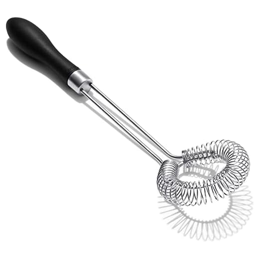 OXO Batedor de molho e molho com boa aderência, aço, tamanho único