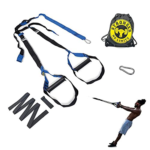 Fita para Treinamento Suspenso - Be Stronger - Presilha - Azul