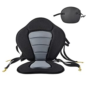 Kajak rugleuning,Dikker zitkussen voor kajak | Verstelbare kussens voor kano vissersboot paddle board sit-on-top kajaks Bisenty