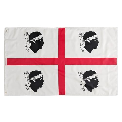 Bandiera della Sardegna, bandiera colori Sardegna, bandiera 150 x 90 cm, bandiera Sardegna 1946-1992