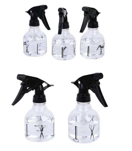 Bayli Lot de 5 vaporisateurs à main pour coiffeur - 250 ml - Vaporisateur à main pour plantes - Vaporisateur réutilisable - Vaporisateur d'eau pour plantes
