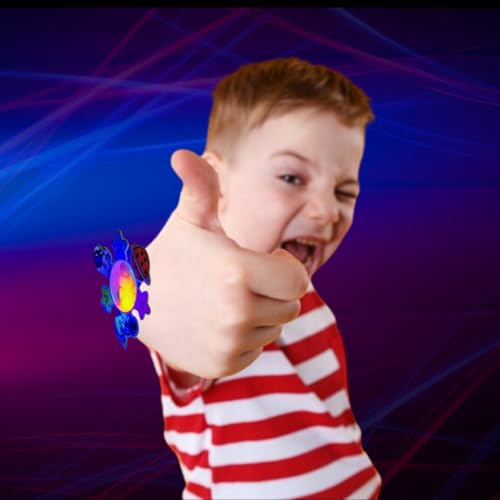 Image of PLUSPOINT Kids Wrist Band for Boys and Girls Slap Band Cute Cartoon Bracelet