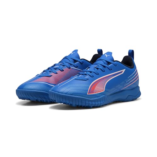Puma 6 Play Tt Jr, Scarpe Da Calcio, Ultra Blue White Glowing Red, 36.5 Eu