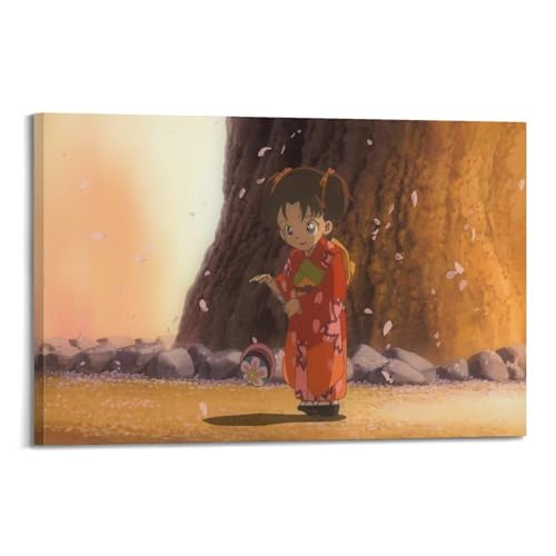 SDJWDAXN Póster de anime Charlotte 12 pósteres decorativos para pared e impresión artística moderna para dormitorio familiar, 60 x 90 cm