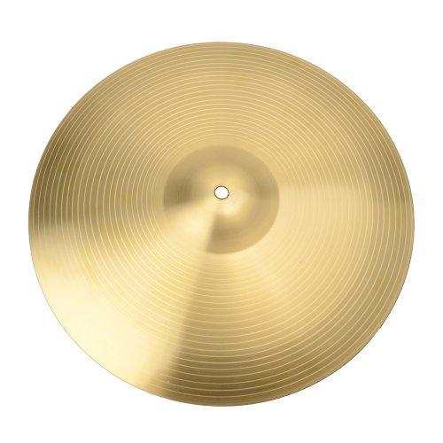 Kuyal Cymbals 18-inch,0.8mm Ride Cymbal,Copper Alloy Ride Cymbal for Drum Set -Golden