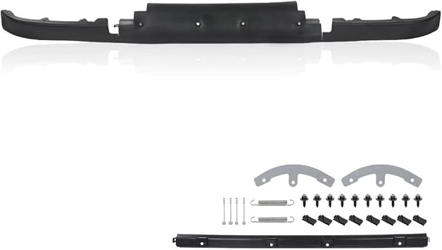 Front Lower Spoiler Air Dam Bundle, W/Side Support, Compatible with Chevy C5 Corvette 1997-2004, with Mount Hardware