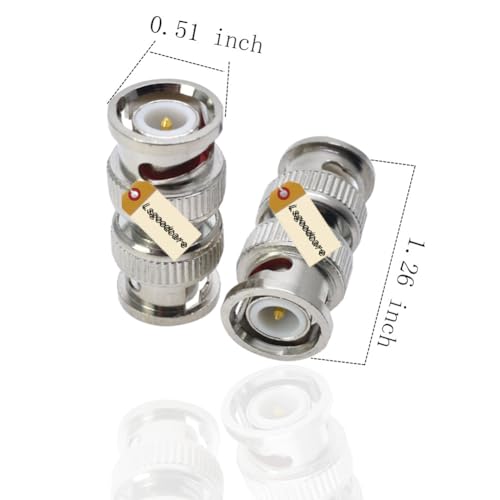 Conectores BNC pack 40 piezas para CCTV y video vigilancia miniatura 3