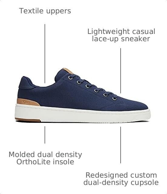 Image of TOMS Men's Trvl Lite Low Lace-Up Sneakers
