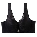Se recomienda lavar a mano Shaoyao Sujetadores Cómodo Sin Aros Talla Grande Sujetador Dormir para Mujer Negro 50/115E