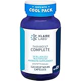 Klaire Labs Ther-Biotic Complete - 25 Billion CFU Probiotic Supplement - Gut Health, Digestive + Immune Support - Hypoallergenic Probiotics for Men + Women - Clean + Dairy-Free (120 Capsules)