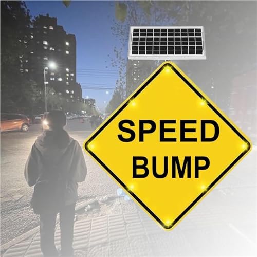 24-Inch Solar-Powered LED Pedestrian Crossing Sign - Flashing Traffic Warning with Reflective Film for Enhanced Visibility and Safety
