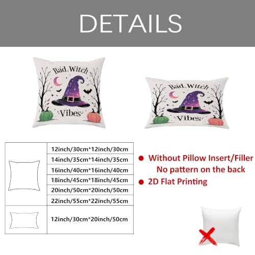Housses de coussin lavables grand format Halloween 55,9 cm - 7