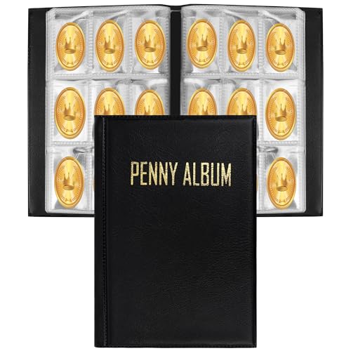 Álbum para 144 monedas de colección en negro miniatura 1