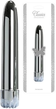 CLASSICS | VIBRADOR LISO CLASSICS PLATEADO 20 CM : Amazon.es ...