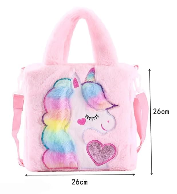 FUNZUO Unicorn Toddler Bag Princess Cute Crossbody School Bags Gift for Girls