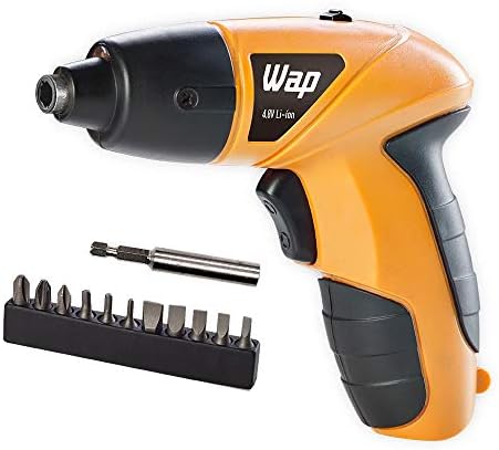 WAP Parafusadeira à Bateria 4,8V 1/4" BP, com Mandril Magnético e Empunhadura Emborrachada, 5Nm Bivolt