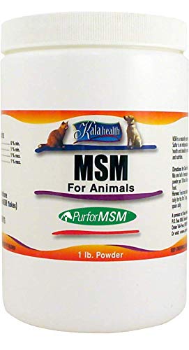 Kala Health MSM Powder (PurforMSM) for Animals 1-lb. MSM Made in The USA
