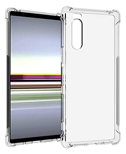 SDTEK Coque pour Sony Xperia 5 Anti Chocs Protection Etui Clair Cover