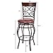 COSTWAY Bar Stools Set of 2, 360 Degree Swivel, 30