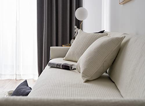 vctops Quilted Cotton Sectional Sofa Slipcover #TOP24