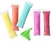 Ives 100 pcs Disposable DIY Ics Pop Molds Bags for Gogurt, Ice Candy,Dried Fruit Bag, Juice & Fruit Smoothies- Comes With A Funnel
