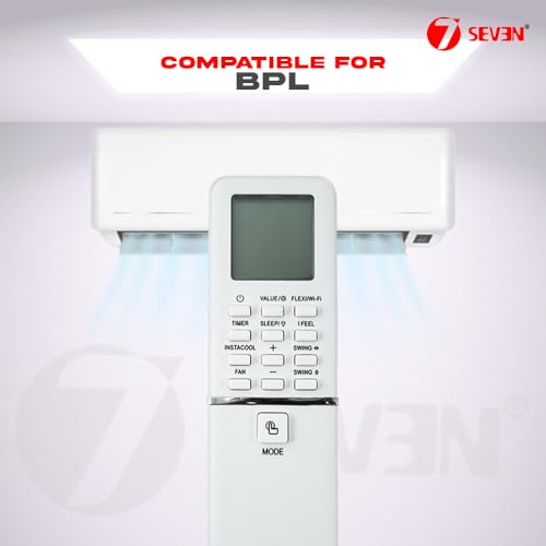 Image of 7SEVEN Compatible of Bpl Inverter Ac Remote Original Model 261 Suitable for Split Air Conditioner Ensure Each Key Function Match and Genuine Remotes Should Replicate Exactly for Better Performance